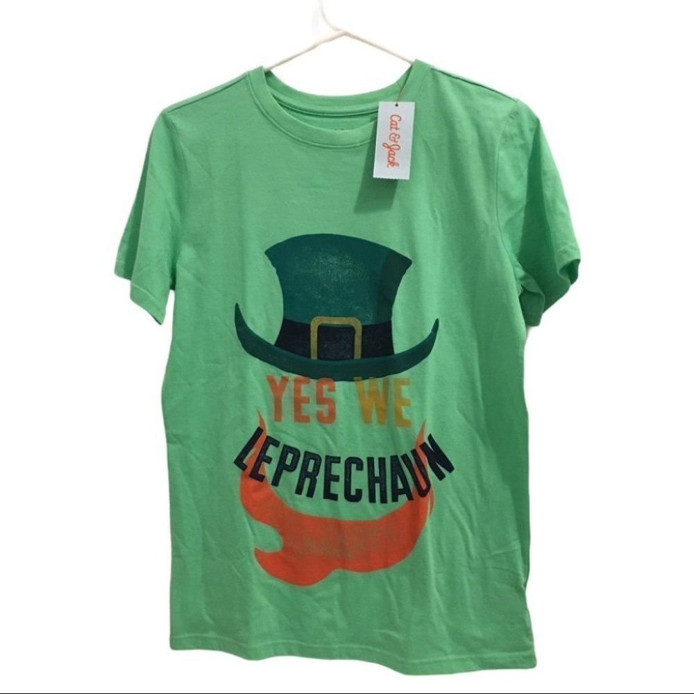 ⭐️3/$25  Cat & Jack St. Patrick T-shirt NWT